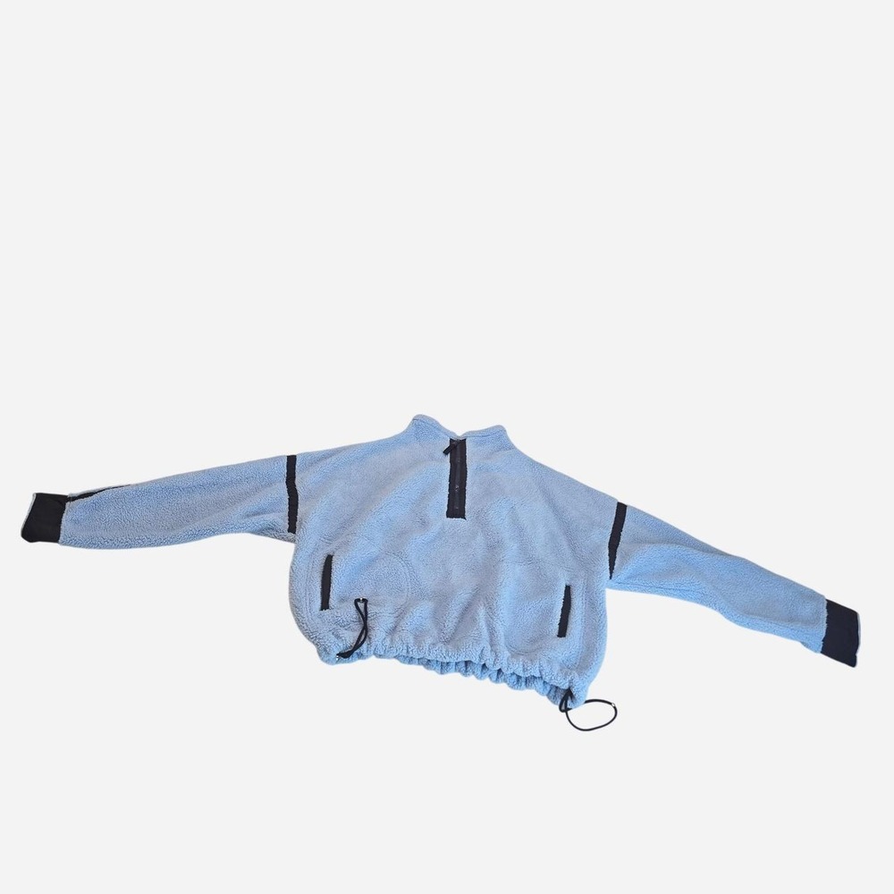 Panadila Womens Half Zip Fleece Pullover Sherpa‎ Jacket Quarter Zip - XL